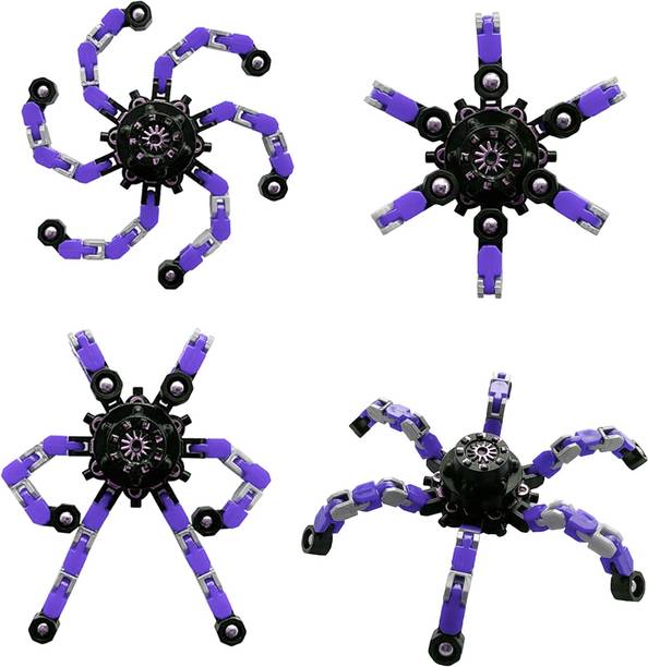 KIDOLOGY Stretch Monster Fidget Spinner Robot Toy Creative Top Spinning Hand Toy