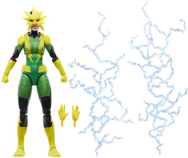 MARVEL Legends Series Electro (Francine Frye), Retro Comics Collectible 6-Inch Scale Ac&nbsp;(Multicolor)