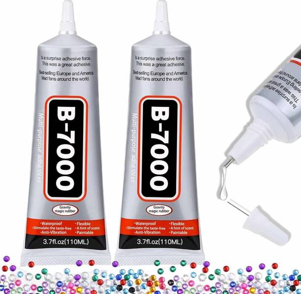 jyot creation B-7000 Super Adhesive Glue For Jewellery Making Rhinestones Mobile Repair Tablet Adhesive Glue For DIY Crafts Clothes Shoes Fabric Wood 