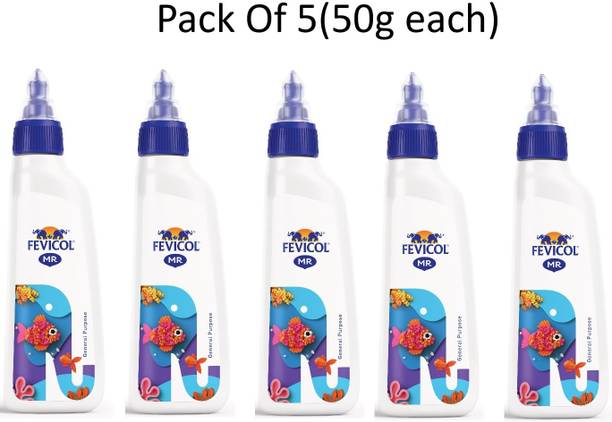 FEVICOL Combo Offer 50ml Craft Glue Pack Of 5 | Ultimate Adhesive| DIY Art & Craft Adhesive
