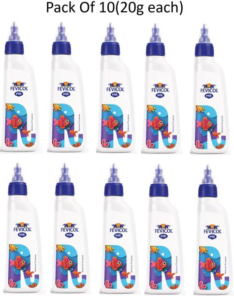 FEVICOL Combo Offer 20ml Craft Glue Pack Of 10 | Ultimate Adhesive| DIY Art & Craft Adhesive