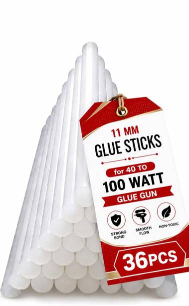 NEELMANI 11 MM 36 TRANSPARENT GLUE STICKS Adhesive