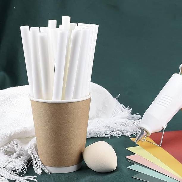 Testin Electronics 11mm Milky Hot Melt Glue Sticks Very Strong Long – Pack of 15 Adhesive
