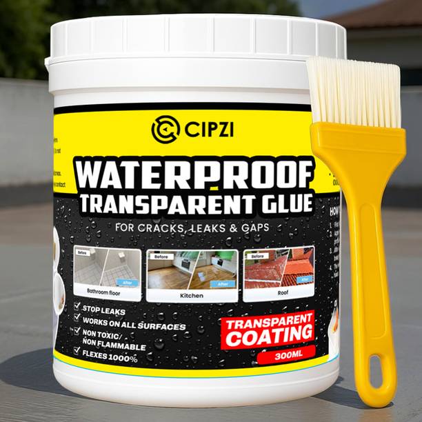 Cipzi Waterproof Glue for Wall Cracks & Roof Leaks Transparent Sealant Leak Fix Adhesive