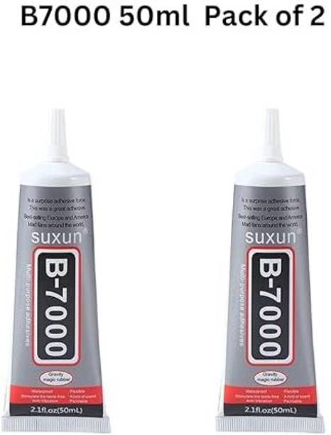 Ranuja B-7000 Multi-Purpose Transparent Glue for Jewellery, Shoes, Toys, Bag, Crafts Adhesive