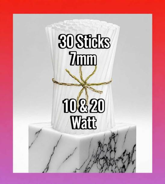 NEELMANI TRANSPARENT 30 GLUE STICKS FOR 20 WATT GLUE GUN Adhesive
