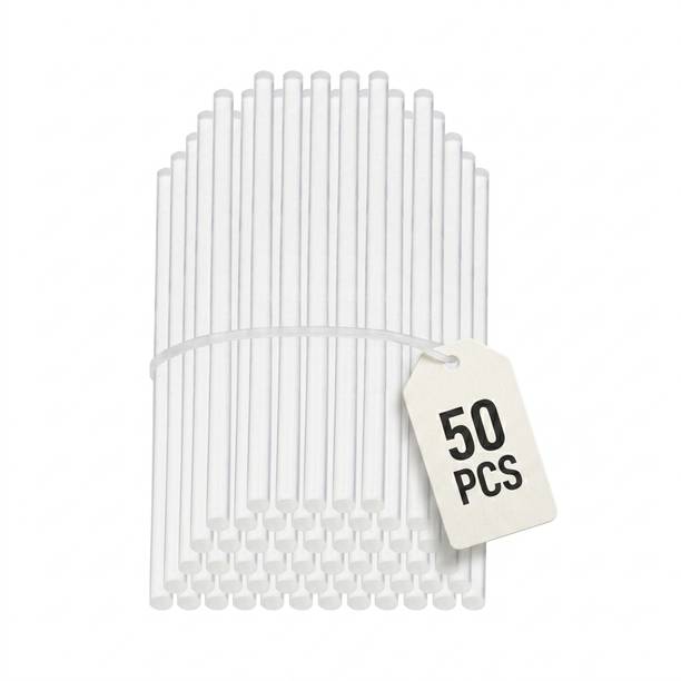 tHemiStO 7mm Transparent Hot Melt Glue Stick for 20w Glue Gun pack of 50 Adhesive