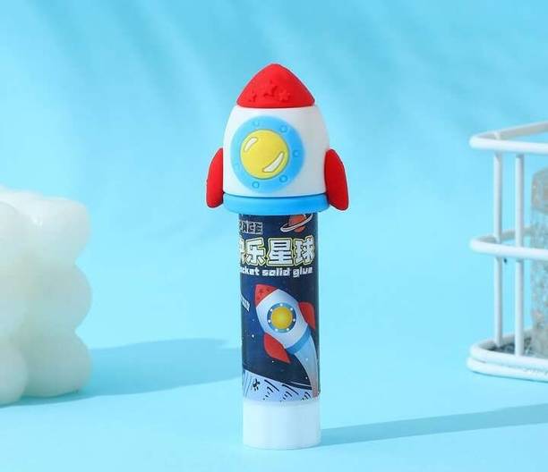 Radhya Accessories Rocket Glue Stick for pasting Non toxic Space Fevi Stick for decorations-2Pieces Adhesive