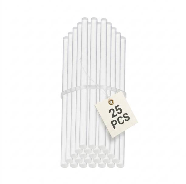 tHemiStO 7mm Transparent Hot Melt Glue Stick for 20w Glue Gun pack of 25 Adhesive