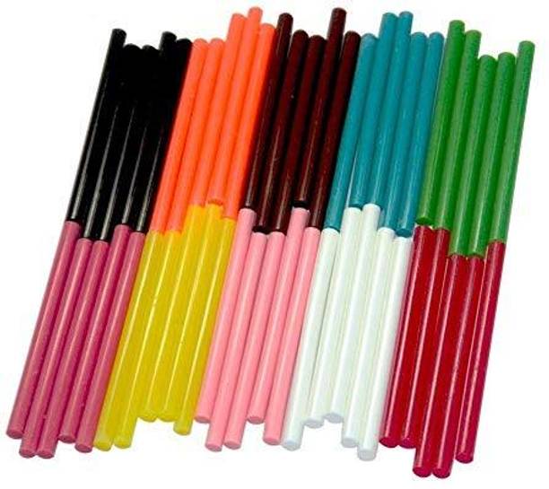 Dfix Fluorescent Hot Melt Glue Sticks for DIY Craft Work Quick Repairs Pack Of 15 Adhesive