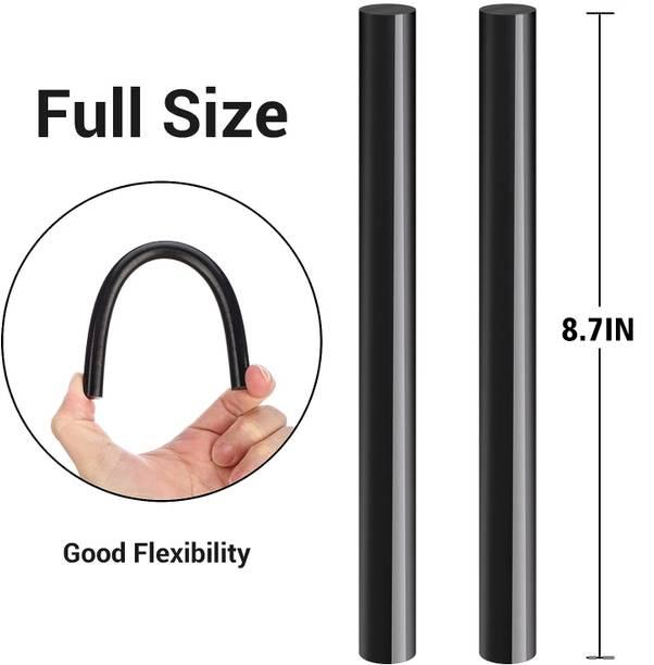 YOGI-TECH Hot Melt Glue Sticks Bulk, Black Adhesive Glue Sticks Standard for Crafting Adhesive