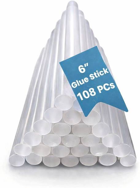 Grover Polypax Hot Glue Gun Sticks for Craft, DIY, Repair & Packaging 6 Inch, 11mm - 108 Pieces Adhesive