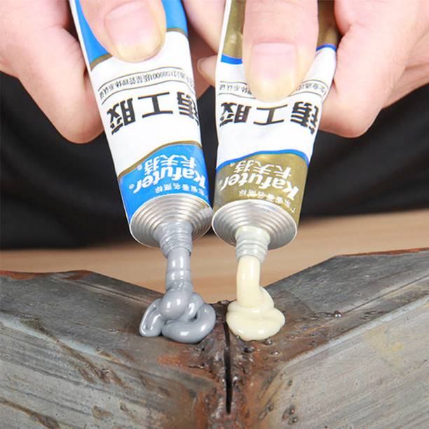 ShopiMoz Universal Metal Plastic Weld Repair Glue Aluminum, Chrome, Stainless Steel Glue Adhesive