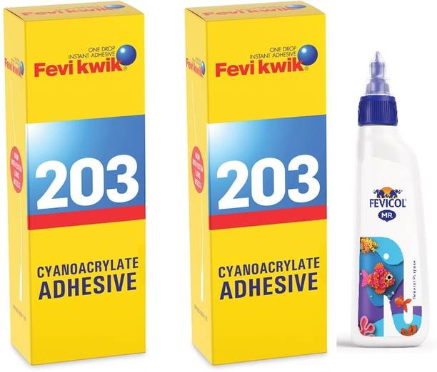 fevikwik instant adhesive sticking strong bond free fevi pack 2