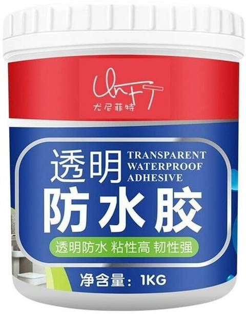 PRIVINE Transparent Waterproof Glue with Brush For Roof Leakage Sealant Adhesive