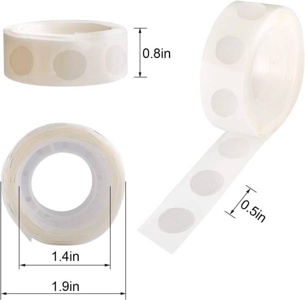 Nutech 200 Pcs Balloon Glue Removable Adhesive Point Tape, for Craft Wedding Decoration Adhesive