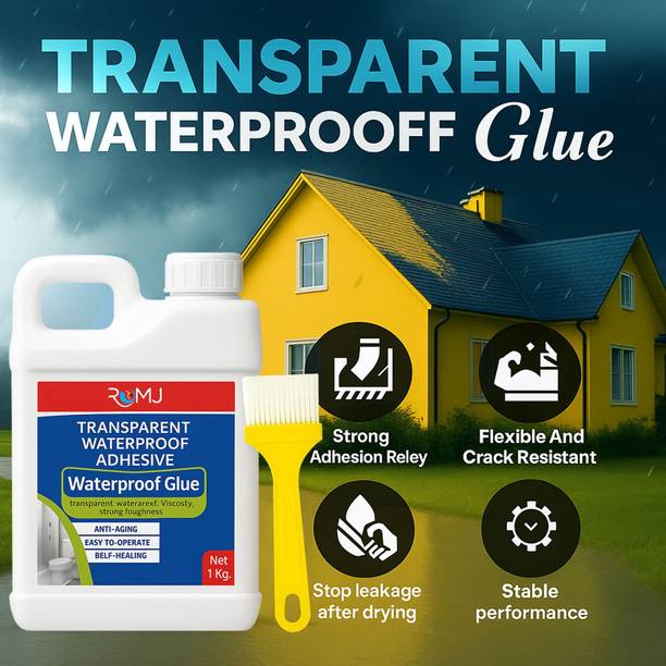 romj Waterproof Glue 1kg–Strong Adhesive for Wood Bathroom RoofTop Multi-Surface Use Adhesive