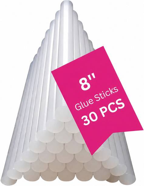 DELIVERYPAX Heavy Duty Mini Hot 30 pcs Glue Stick for 150W Glue Gun DIY & Repair (8"X11mm) Adhesive
