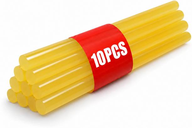 Sykra 11MM Hot Melt Yellow Glue Stick (Pack of 10) (22cm) Adhesive