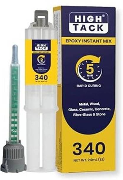 High Tack 340 Epoxy Instant Mix in 5-Minute, Sets in 5-10 minutes,For Ceramic,Metal, Glass Adhesive