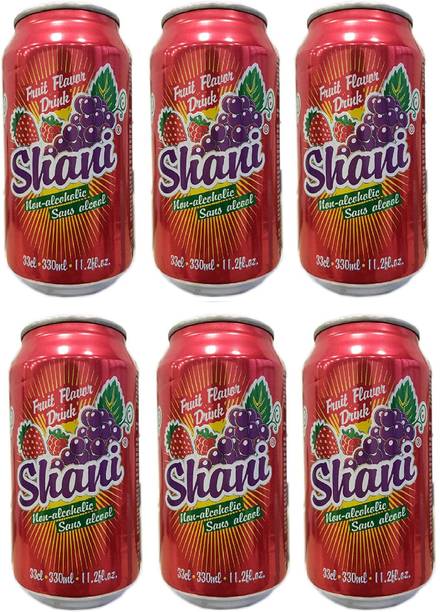 Shani Fruit Flavoured Drink 300ml (Pack of 12 Cans X 300ml Each) Can