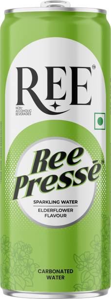 REE NON-ALCAHOLIC BEVERAGE REE Pressë Elderflower Sparkling Water (250 mL can) Sugar Free, No Sodium, No Trans Fat Assorted Sparkling Water