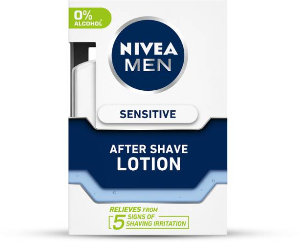 Nivea Men Sensitive After Shave Lotion with 0% alcohol & camomile for intensive moisture