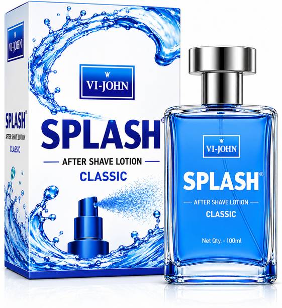 VI-JOHN Splash After Shave Lotion for Softens Skin Pack of 1