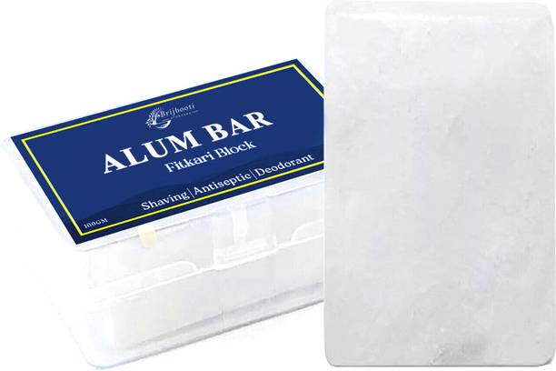 Brijbooti Pure Alum Stone Bar |Fitkari for Face, After Shave, Skin Tightening, Razor Burns