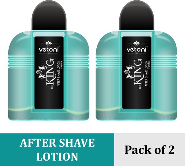 VETONI Ice King No. 1 After Shaving Lotion Blue (pack of 2)200ml