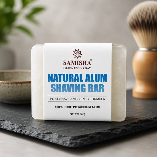 Samisha Natural Alum Stone Bar for Post Shave Care