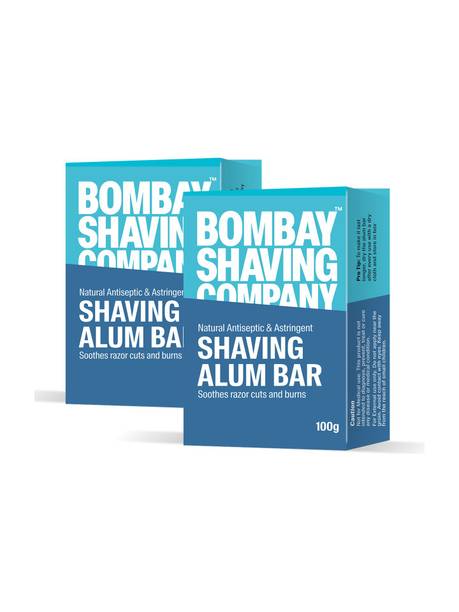 BOMBAY SHAVING COMPANY Shaving Alum Bar For Men| Pure & Natural | After Shave Bar Antiseptic Anti-Odour
