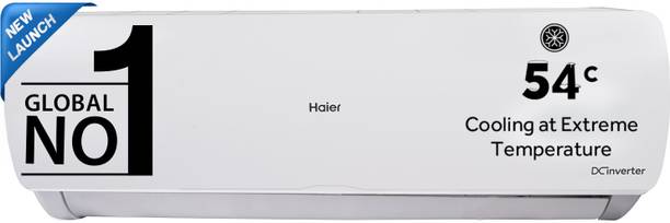 Haier 2024 Model 1.5 Ton 3 Star Split with Turbo Mode, Micro Anti-Bacterial Filter, 54 High Ambient Performance, Frost Self-Clean, 20 Mtrs Air Flow AC with Wi-fi Connect  - White