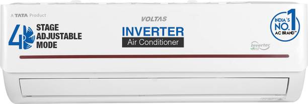 Voltas 2024 Model 1.5 Ton 3 Star Split Inverter AC  - White