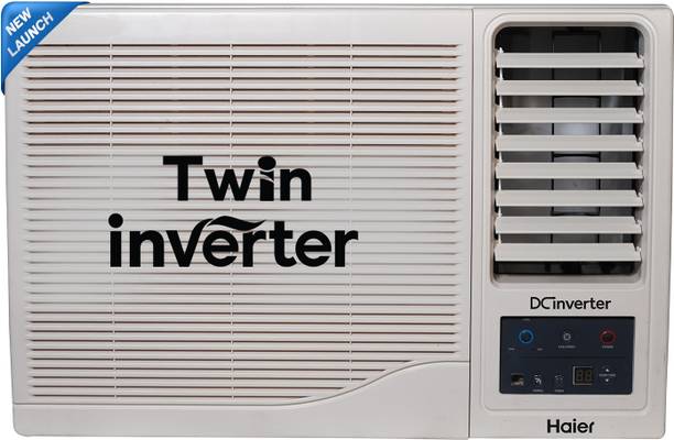 Haier 2024 Model 1.5 Ton 5 Star Window Dual Inverter Micro Bacterial Filter, 54 High Ambient Performance, Low Power Consumption Heavy Duty AC  - White