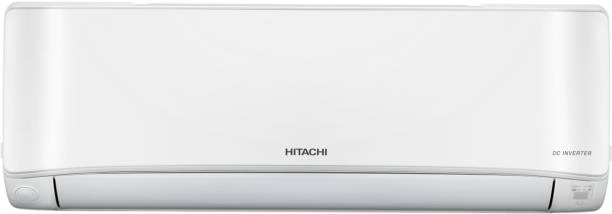 Hitachi Ice Clean Frost Wash Technology 2023 Model 1.8 Ton 3 Star Split Inverter Xpandable plus Ambience Light R 32 AC with Wi-fi Connect  - White