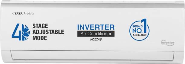Voltas 2024 Model 1.5 Ton 5 Star Split Inverter AC  - White
