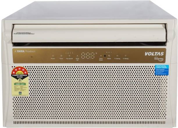 Voltas 1.5 Ton 5 Star Window Inverter AC – White, Gold  (185V VERTIS TOPAZ(4011500), Copper Condenser)
