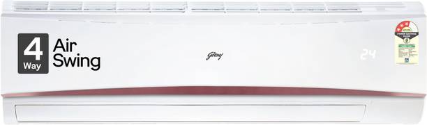 Godrej 4-Way Air Swing 2023 Model 1.5 Ton 3 Star Split with Anti-Dust Filter AC  - White