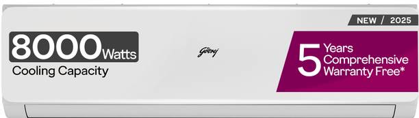 Godrej 2025 Model 3 Ton 3 Star Split Inverter AC