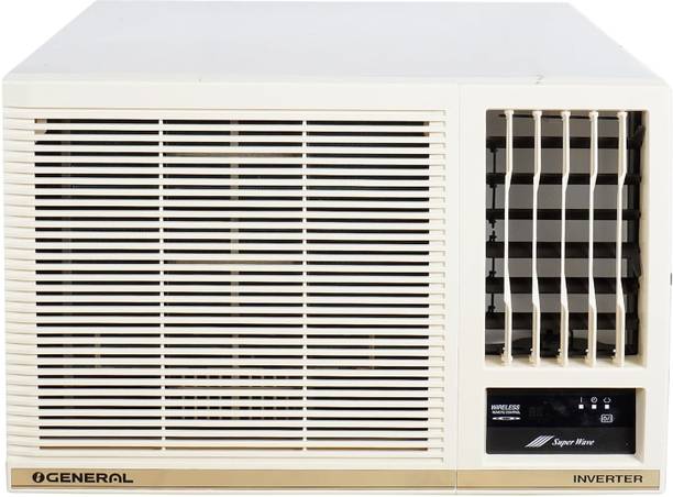O-General 1.8 Ton 5 Star Window Inverter AC with Wi-fi Connect - White Gold