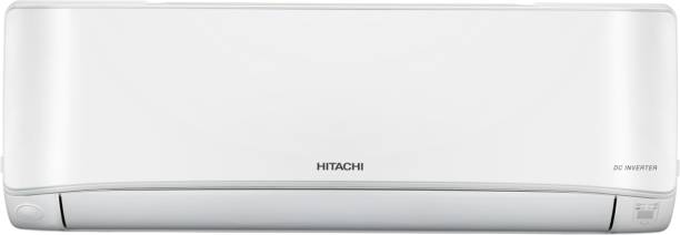 Hitachi Ice Clean Frost Wash Technology 2023 Model 2 Ton 3 Star Split Inverter Xpandable plus Ambience Light R 32 AC with Wi-fi Connect  - White