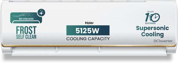 Haier 2025 Model Intelli-Convertible 7 in1 Convertible 1.5 Ton 3 Star Split Dual Inverter HD Filter,Frost Self Clean,Upto 20 M air Flow, Hyper PCB, 2 Way Swing AC  - Silver