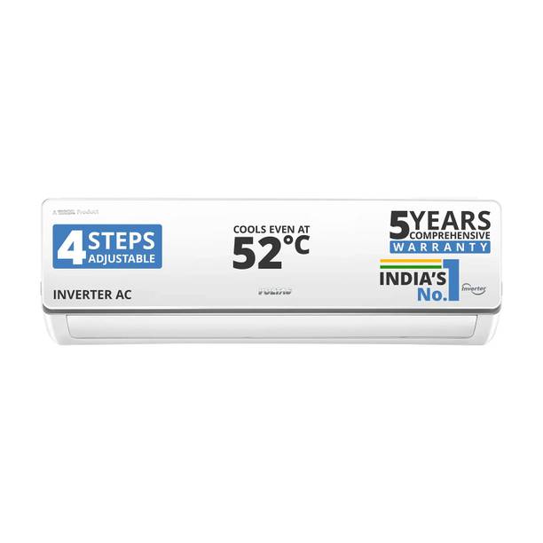 Voltas 2025 Model 2 Ton 3 Star Split Inverter 4-IN-1 Adjustable Mode | Energy Efficient | High Ambient Cooling (even at 52�C) | Anti-Dust Filter with Anti-Microbial Coating | Auto Clean AC