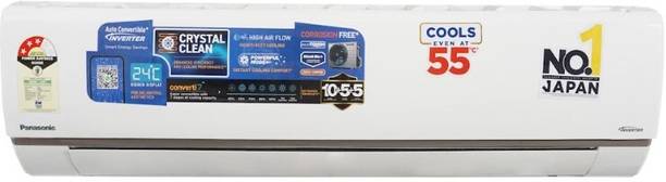 Panasonic 1.5 Ton 3 Star Split Inverter AC – White, Grey (CS-AU18BKYF/CU-AU18BKYF, Copper Condenser)