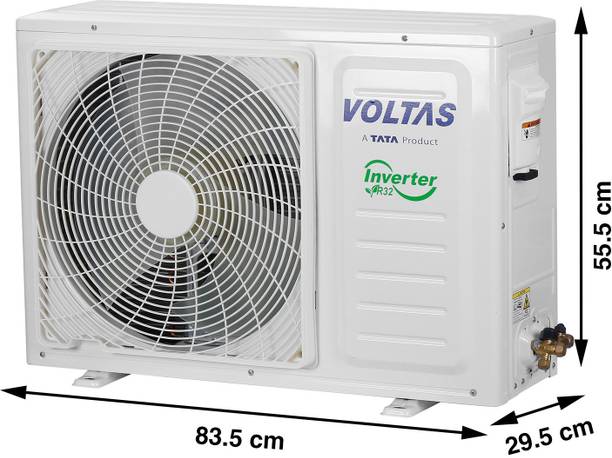 Voltas 1.5 Ton 5 Star Split Inverter AC – White  (185V Vertis Emerald(4503461), Copper Condenser)