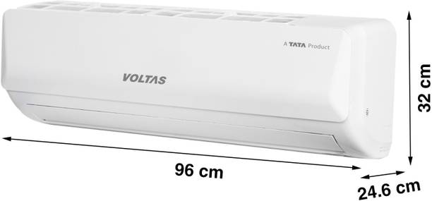 Voltas 1.5 Ton 5 Star Split Inverter AC – White  (185V Vertis Emerald(4503461), Copper Condenser)