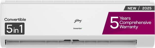 Godrej 5-In-1 Convertible Cooling 2 Ton 3 Star Split Inverter With Heavy Duty Cooling at Extreme Temperature AC  - White