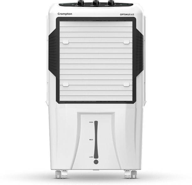 Crompton 65 L Desert Air Cooler with Motor Overload Protection,Collapsible Louvers