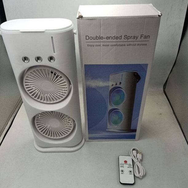 DAKSHWAYBJ Double Ended Spray Fan Desk Fan with Mist SPSP-3 Double Ended Fan SPSP-3 USB Fan